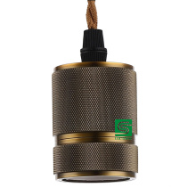 Pendant E27 Brass Lamp Holder Brass Edison Screw Retro Metal Lamp Holder